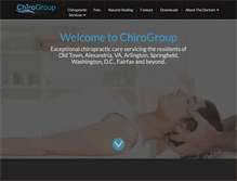 Tablet Screenshot of chirogroup.net